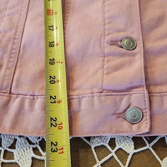 Time and Tru Women's Denim Cotton Jacket Size L 12/14 NWOT never worn - Picture 9 of 13